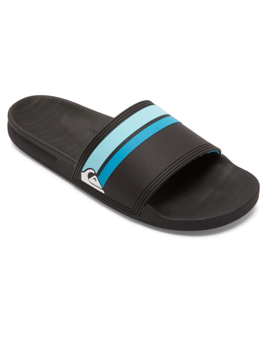 Quiksilver Men's Rivi Slider for Men Peeptoe Sandals, Green / Black, 44 EU