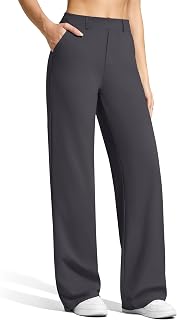 G4Free EverGoing Women's Wide Leg Trousers with Pockets and Loops