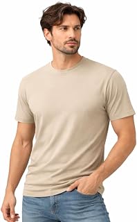 Men's T-shirt, 100% cotton, premium quality, round neck, short sleeves, regular fit, casual plain t-shirt