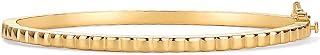 PAVOI 14K Gold Plated Cubic Zirconia Bangle Tennis Bracelets for Women