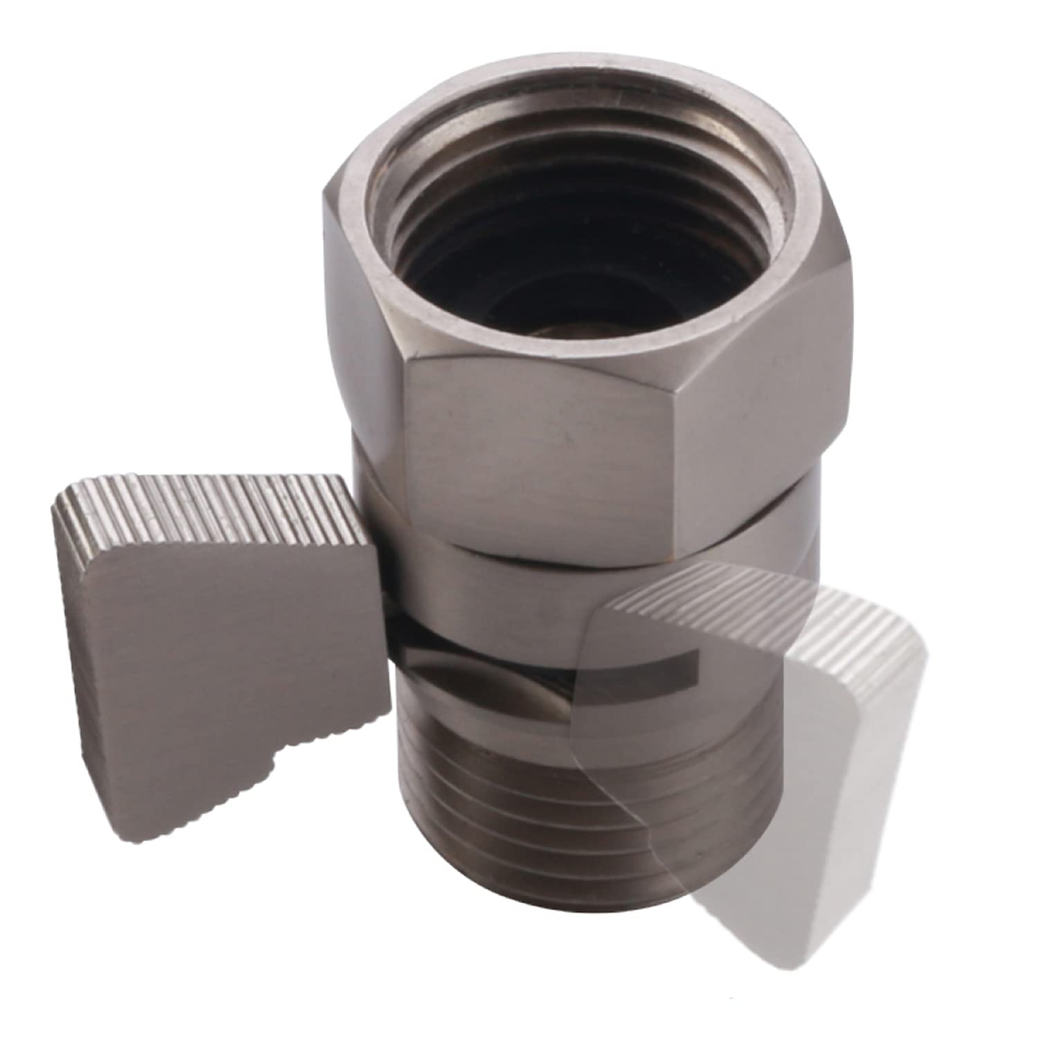 AZOS Brass Shut Off Valve, Shower Flow Control Valve, G1/2 Shower Water Pressure