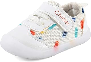 MASOCIO Baby Boys Girls First Walking Shoes Infant Toddler Trainers Anti-Slip Shoes