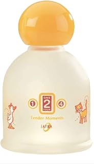 JAFRA Tender Moments 1-2-4 Toddler Cologne | Perfume for Kids | | Boys and Girls Colognewith Notes of Peach, Rose, Jasmine, Musk&amp;Vanilla|No-Alcohol Formula,GentleonSkin|3.3 FlOz (100ml)