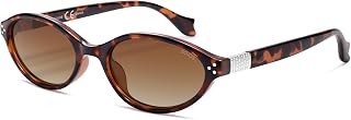 SOJOS Retro Oval Polarized Sunglasses STELLAR