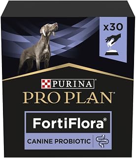 PURINA PRO Plan FortiFlora Probiotic Food Supplement for Dogs 30 x 1g Sachets | Enhances the Levels of Live Beneficial Bacteria