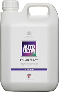 Autoglym Polar Blast, Concentrate Thick Snow Foam, 2.5L | Up to 15L Thick Foam Pre Wash Cleaner, pH Neutral Snow foam for Cars, Safe on All Paintwork, Pressure Washer Foam Lance