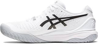 ASICS Resolution 9 Uomo Men Tennis Shoes White Blue