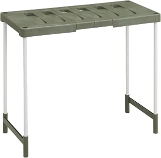 Belca Made in Japan Storage Shelf Closet/Wardrobe Free Rack High Type Width 76.5~92 x Depth 37 x Height 63・68 cm Eco Green COH-RG1