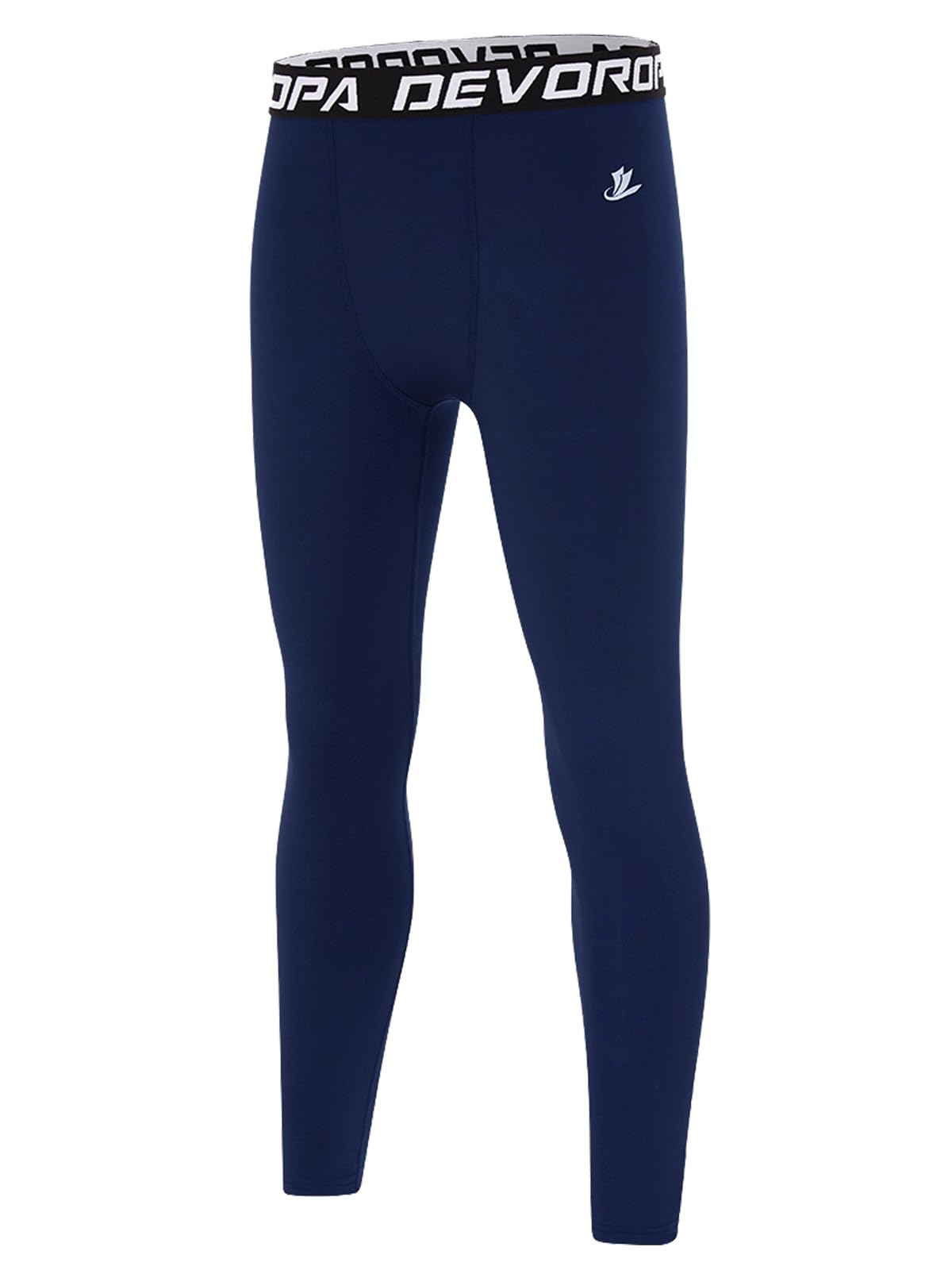 DEVOROPA Boys' Leggings Quick Dry Youth Compression Trousers Sports Tights Baske