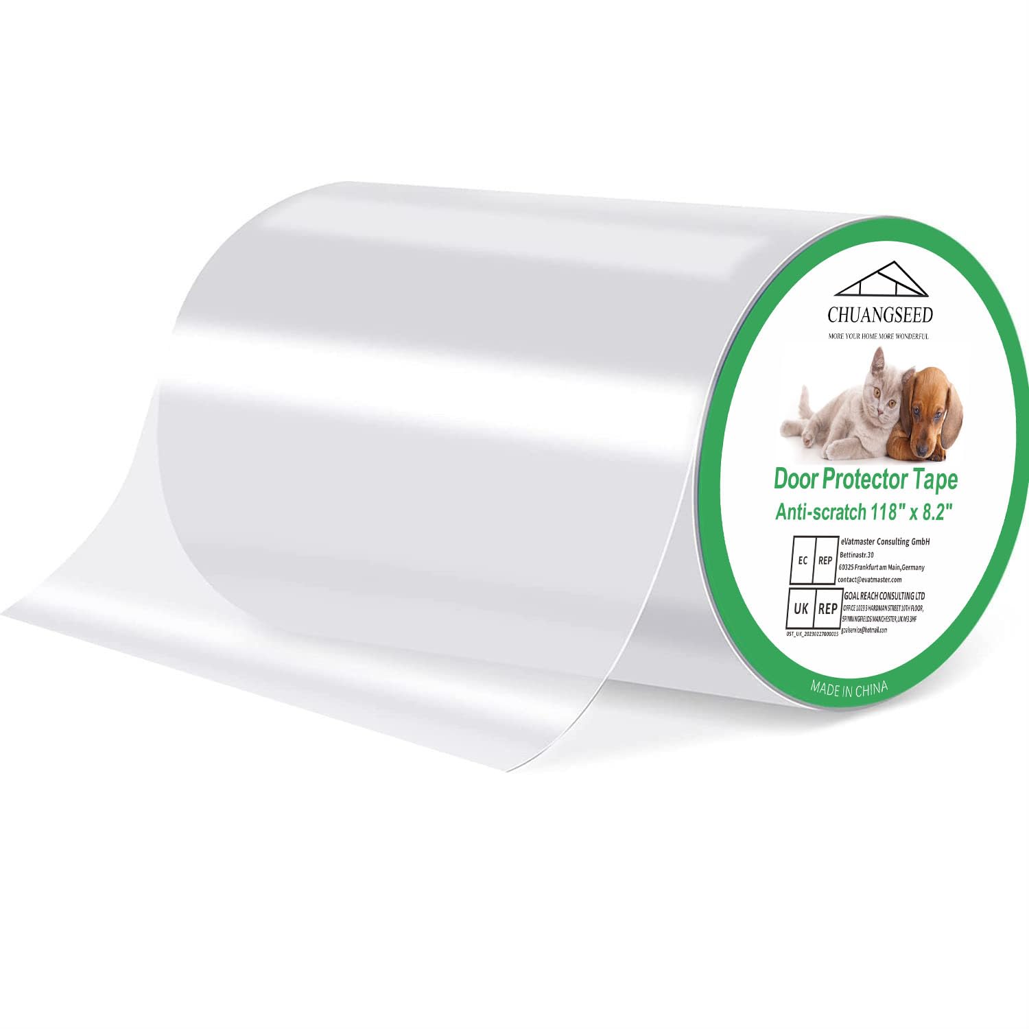 CHUANGSEED Cat Anti Scratch Tape 21cm x 3m Cat Scratch Sticky Paws Tape