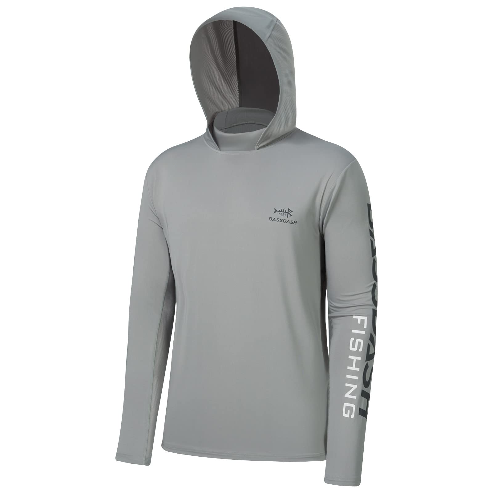 Bassdash Men's Hoodie Shirt Sun Protection UPF 50+ UV Pullover Long Sleeve Hoodi