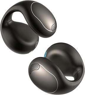 soundcore by Anker C40i, Open-Ear Earbuds, Clip-On Headphones (Renewed) | Flexible Joint Design, Button Controls, Lightweight Comfort, with Attachable Ear Grips, Expansive Drivers for Clear Sound