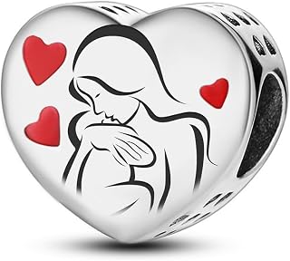 1 abalorio plateadas de la serie I Love My Family para hacer joyas