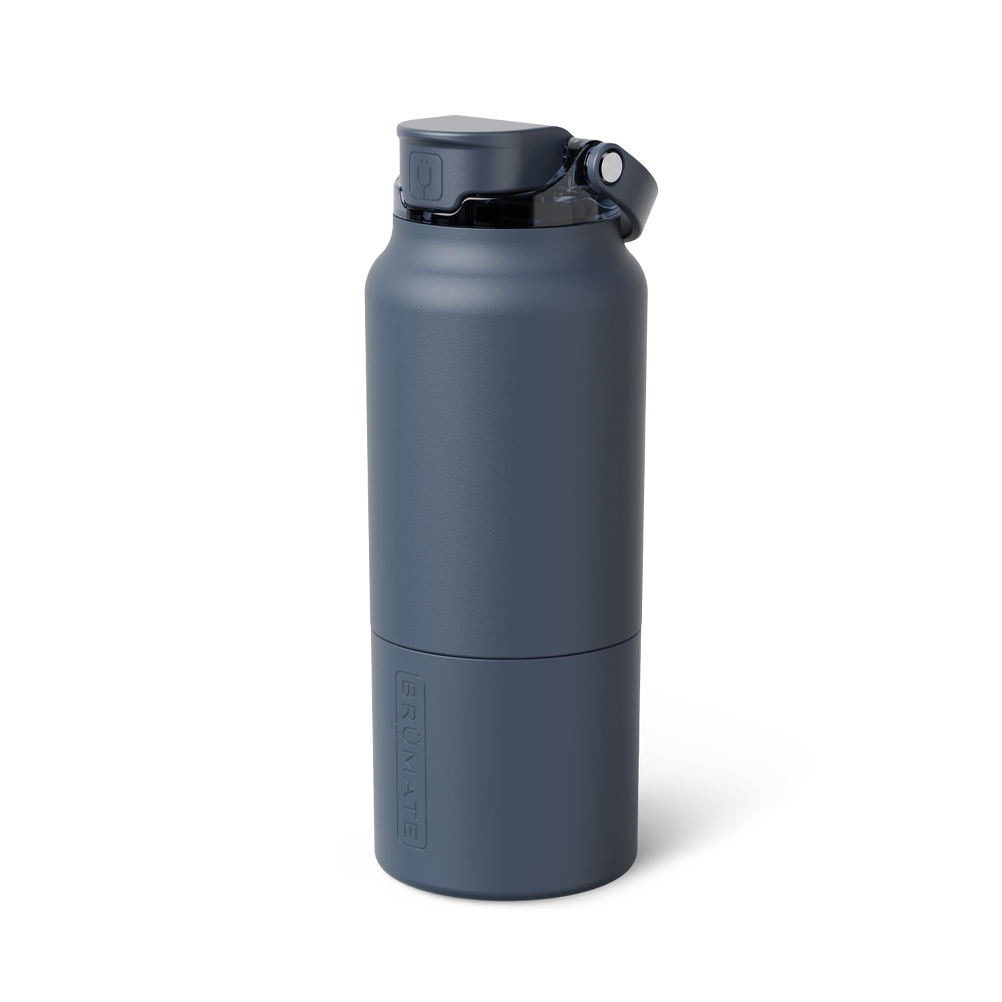 BrüMate Rise 35oz Water Bottle With 100% Leakproof Covered Silicone Straw | Insu