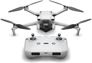 DJI Mini 3, 3-Axis Mechanical Gimbal Mini Camera Drone | 4K HDR Video, 38-Min Flight Time, up to 32800ft (10km) Video Transmission, True Vertical Shooting, GPS Auto Return