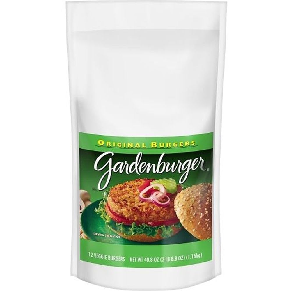Kellogg's Gardenburger Original Veggie Burger, Meatless Patties with Mozzarella 