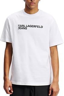 Karl Lagerfeld Jeans, Men's Essential Logo Regular Short Sleeve Regular Fit T-Shirt