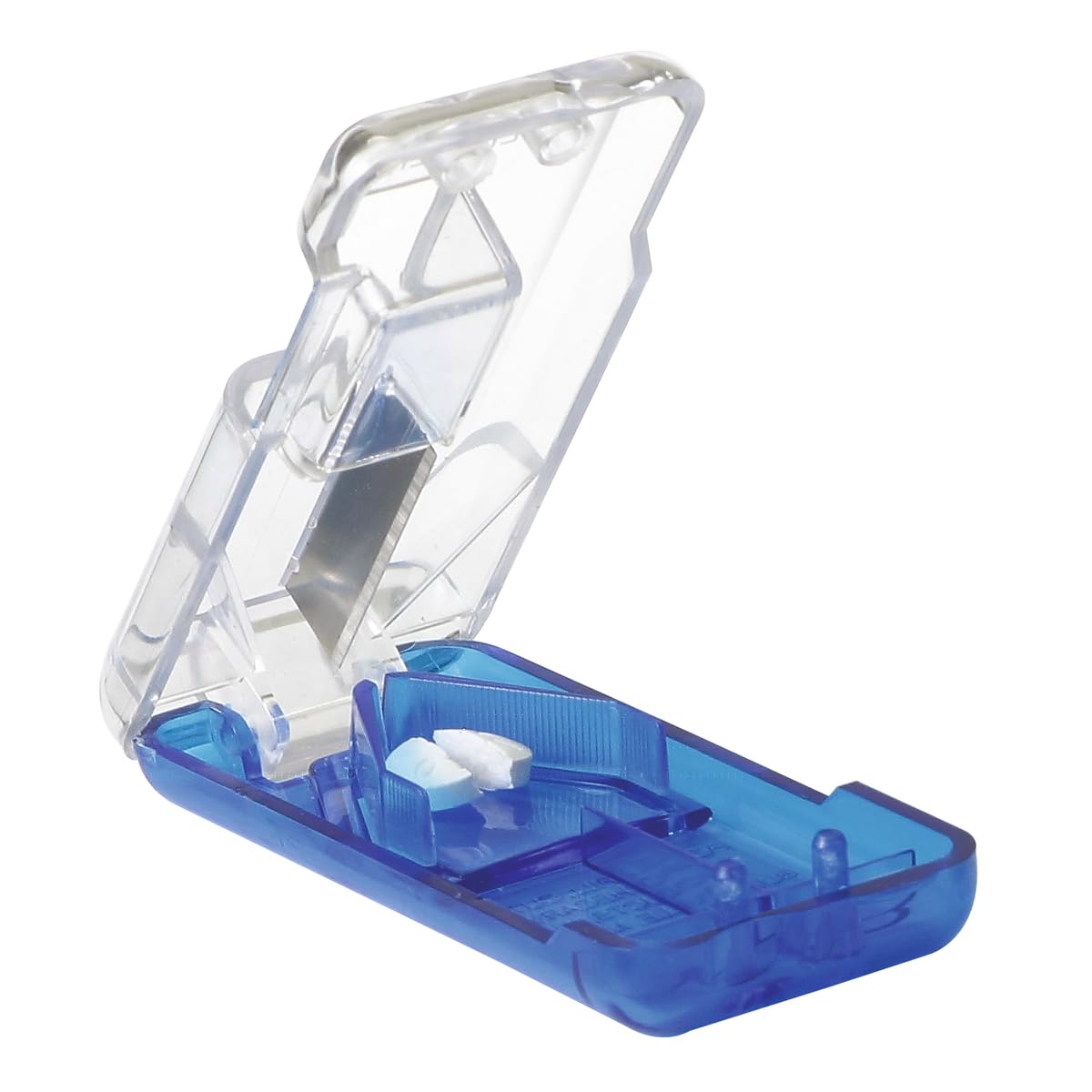 Ezy Dose Pill Cutter & Splitter, Built-in Pill Dispenser, Color May Vary | Easy-
