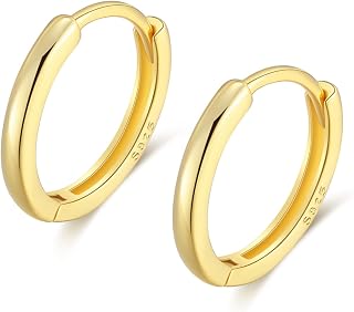 925 silver hoop earrings 7mm 8mm 9mm 10mm 12mm Sterling Silver Cartilage Tragus Helix Conch Cartalidge Huggie Hoops Earrings Piercings