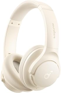 Soundcore by Anker Q20i Hybrid Active Noise Cancelling Headphones(Renewed) | Over-Ear, Bluetooth, 40H ANC Playtime, Hi-Res Audio, Big Bass, Transparency Mode, Customize via App, Travel, Home, Office