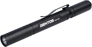 GENTOS Flashlight, Small, LED, Penlight, AAA Battery Operated, 200 Lumens, SNM Series, SNM-142D, Handy Light, Flashlight