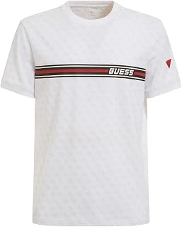 Guess Jamey - T-Shirt Uomo Girocollo con Stampa