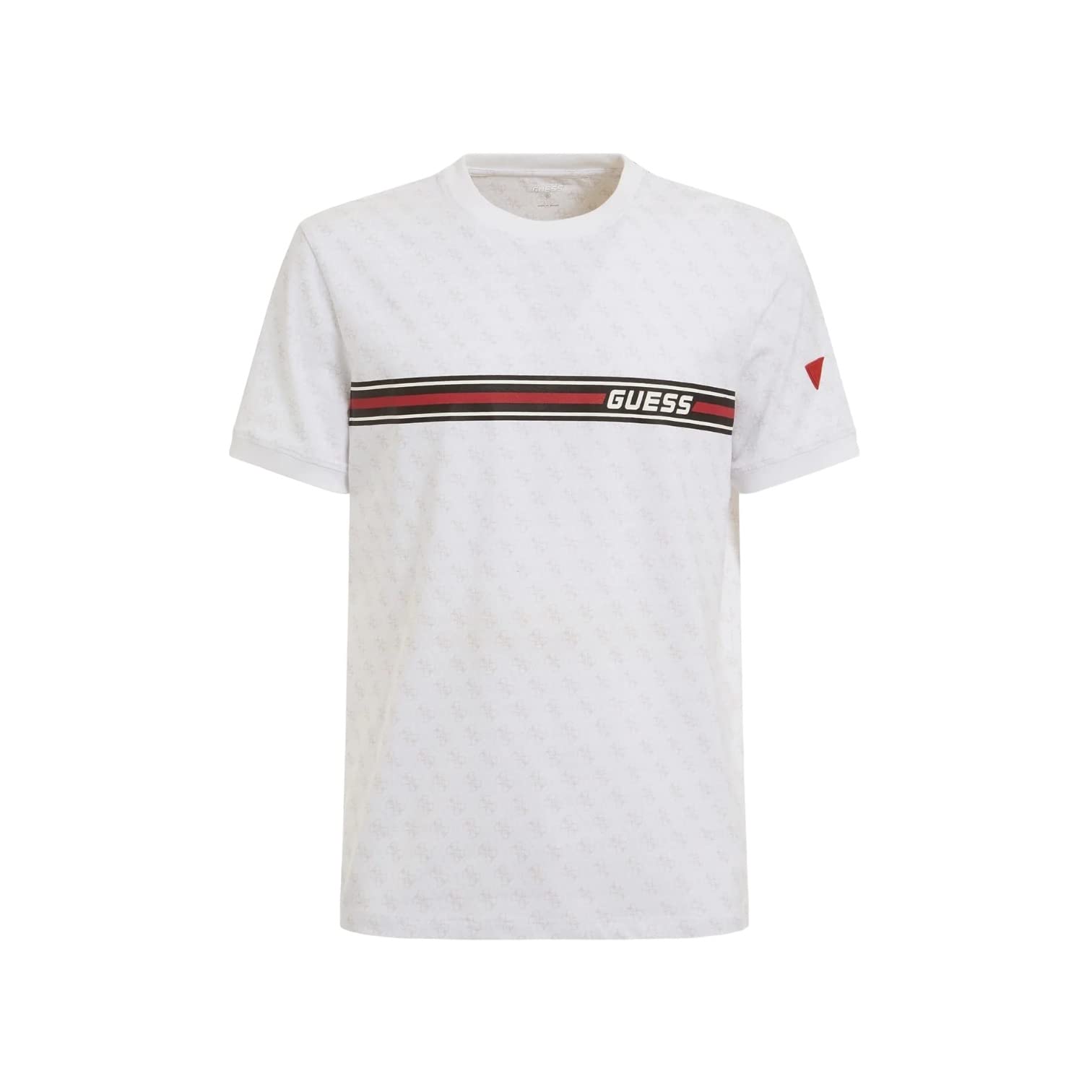 Guess Jamey - T-Shirt Uomo Girocollo con Stampa