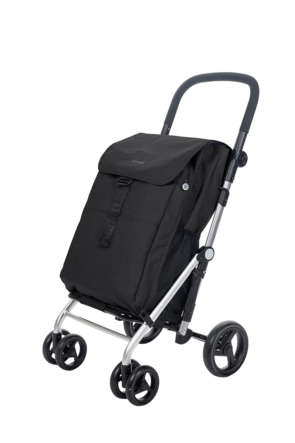 Carlett Einkaufstrolley mit 4 Rädern, faltbar, 64 L Tasche bis 32 kg + 12 L Ther