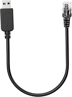 Jsvecip USB to RJ11 Radar Detector Power Cable 1.6ft for Escort/Uniden | Replacement cord for Escort, Radenso XP,Uniden, Beltronics,Cobra,Whistler.USB to RJ11 plug,durable,stable charging.