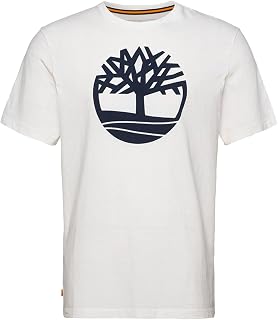 Timberland Men's Northwood TFO Tree Logo Short Sleeve Tee White Short Sleeve Shirt