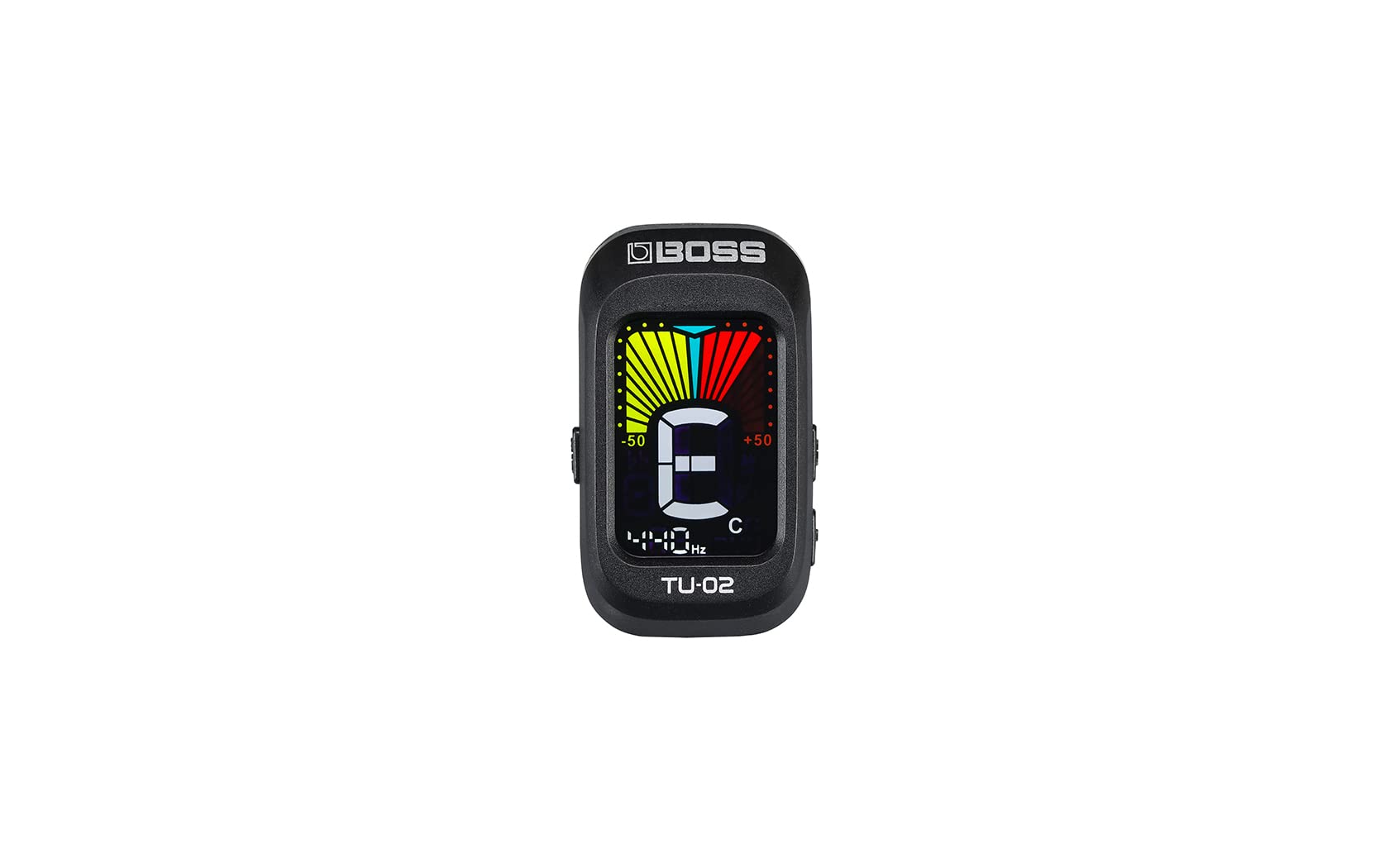 BOSS Chromatic Clip-On Tuner for Guitar, Bass and Ukulele | Reliable and Precise