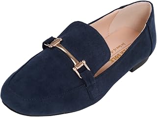 Feversole Women's Fashion Trim Deco Loafer Slippers,Pantofole Decorative alla Moda per Donna