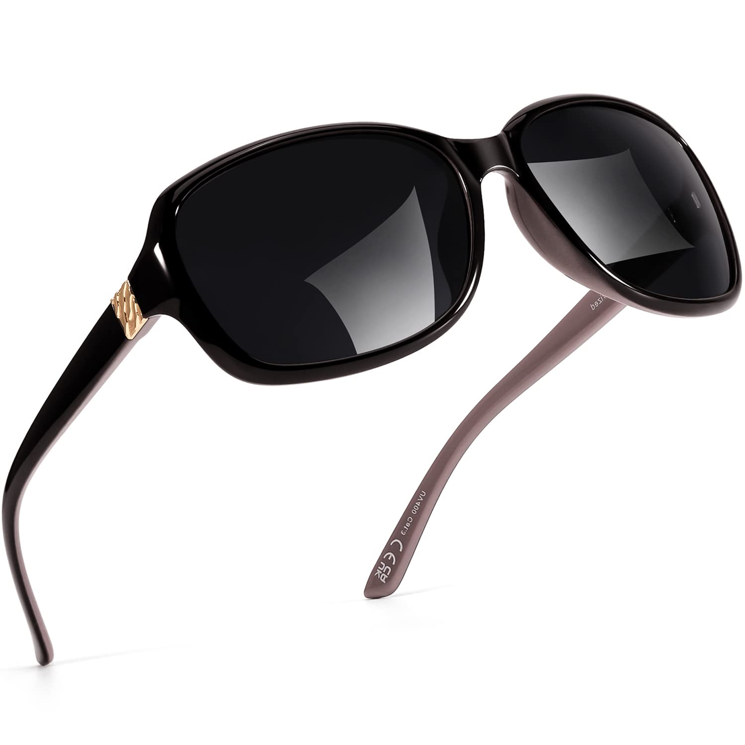 SIPHEW Polarized Sunglasses Womens, Classic Square Sun Glasses for women with UV