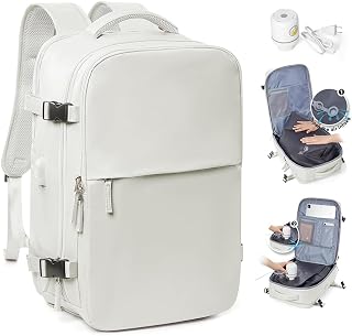SZLX Vacuum Backpack with Pump Hand Luggage 40 x 30 x 20 Ryanair Vueling Backpack Travel Cabin Airplane 40 x 20 x 25 Wizzair Easyjet Suitcases Cabin Travel Bags Laptop Backpack Women Men