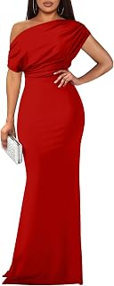 YMDUCH Women's Sleeveless Bodycon Long Evening Dress