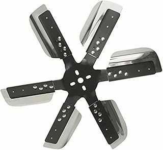 Derale 17019 Heavy Duty Fan Blade Series 1000 19" Stainless Steel Flex Fan Standard Rotation