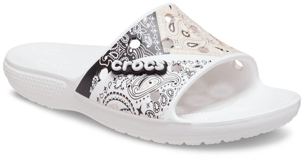 Crocs Classic Printed Camo Slide, Unisex-Adult Clogs