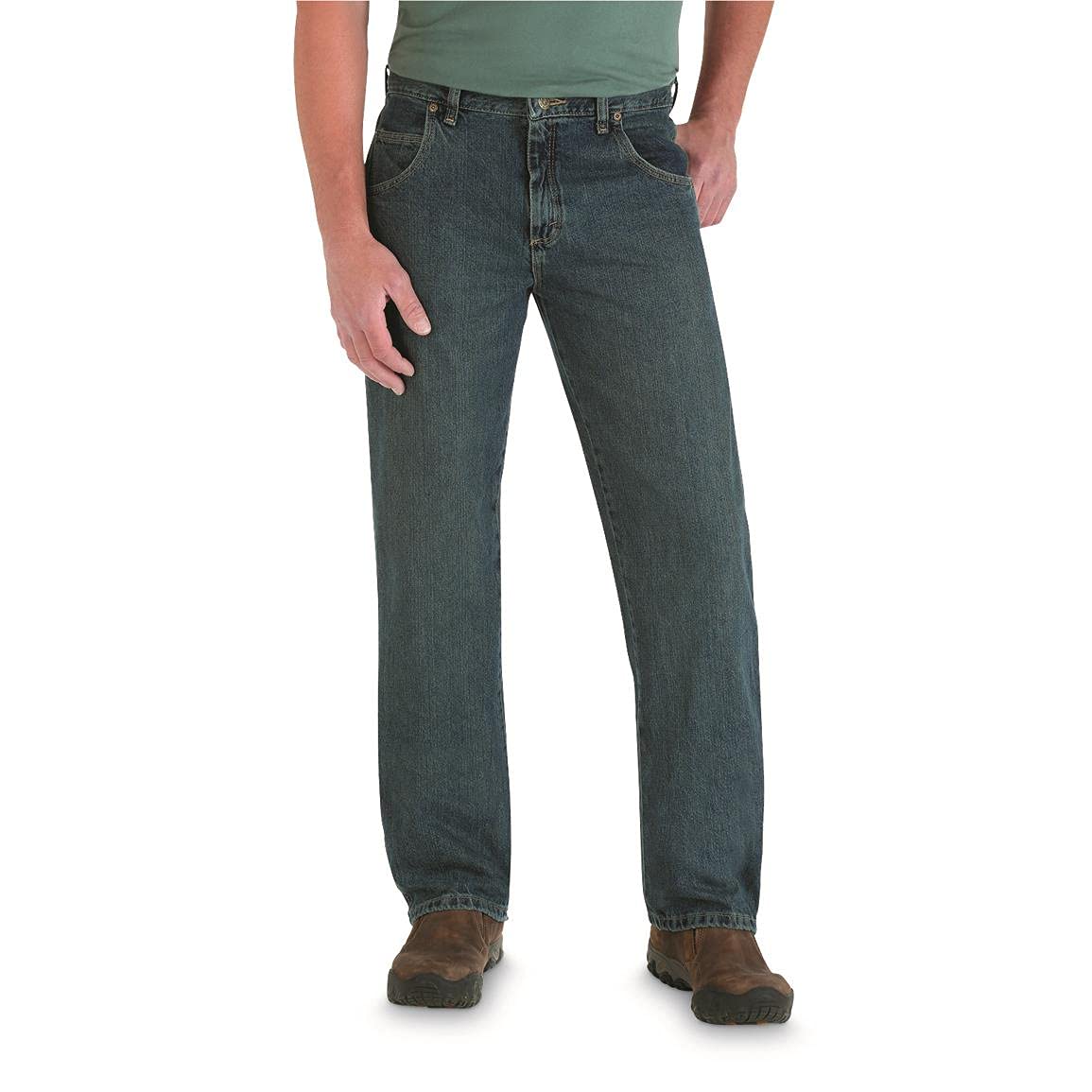 Wrangler Men's Rugged Wear Relaxed Straight-Fit Jean