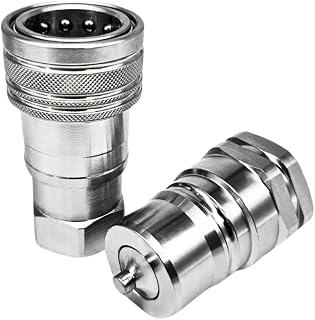 Hydraulic ISO A quick release coupling set (1" BSP)