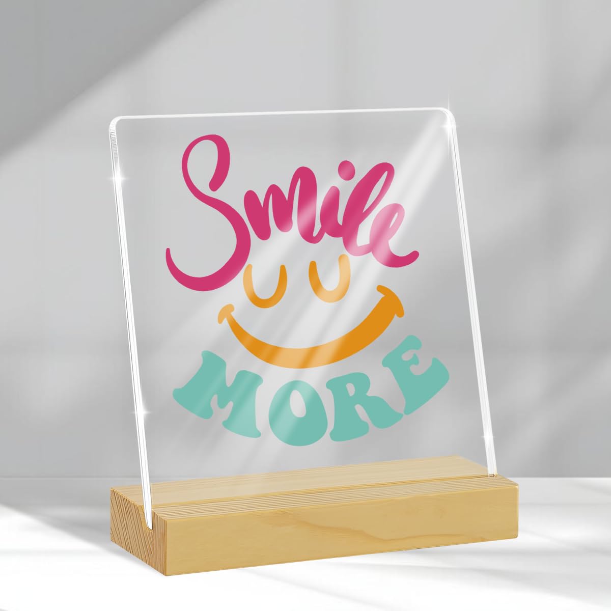 Mental Health Gifts Inspirational Gifts Positive Affirmations Acrylic Sign Self 