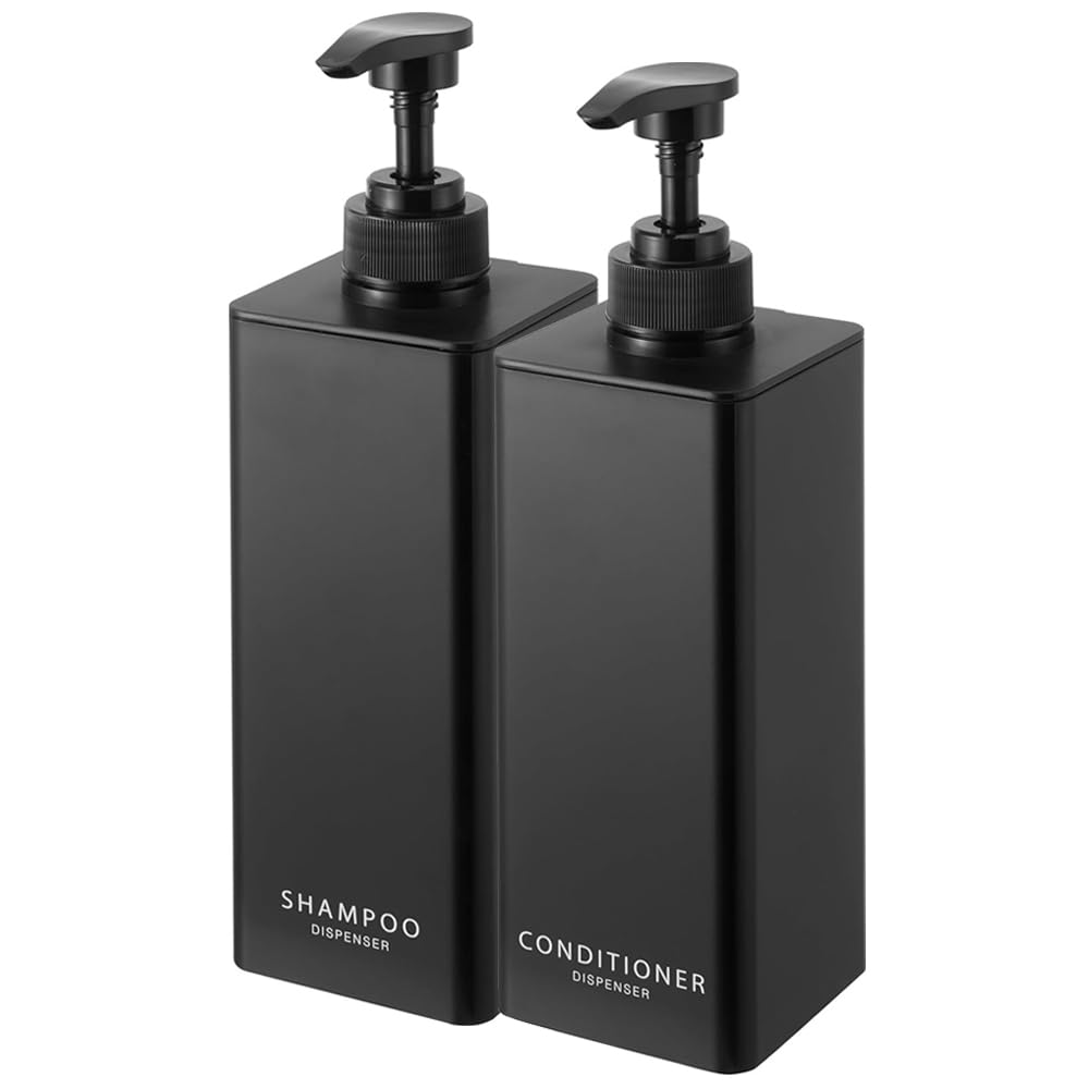 Yamazaki (Yamazaki) Ample Detergent Dispenser tower Shampoo Conditioner [2-piece