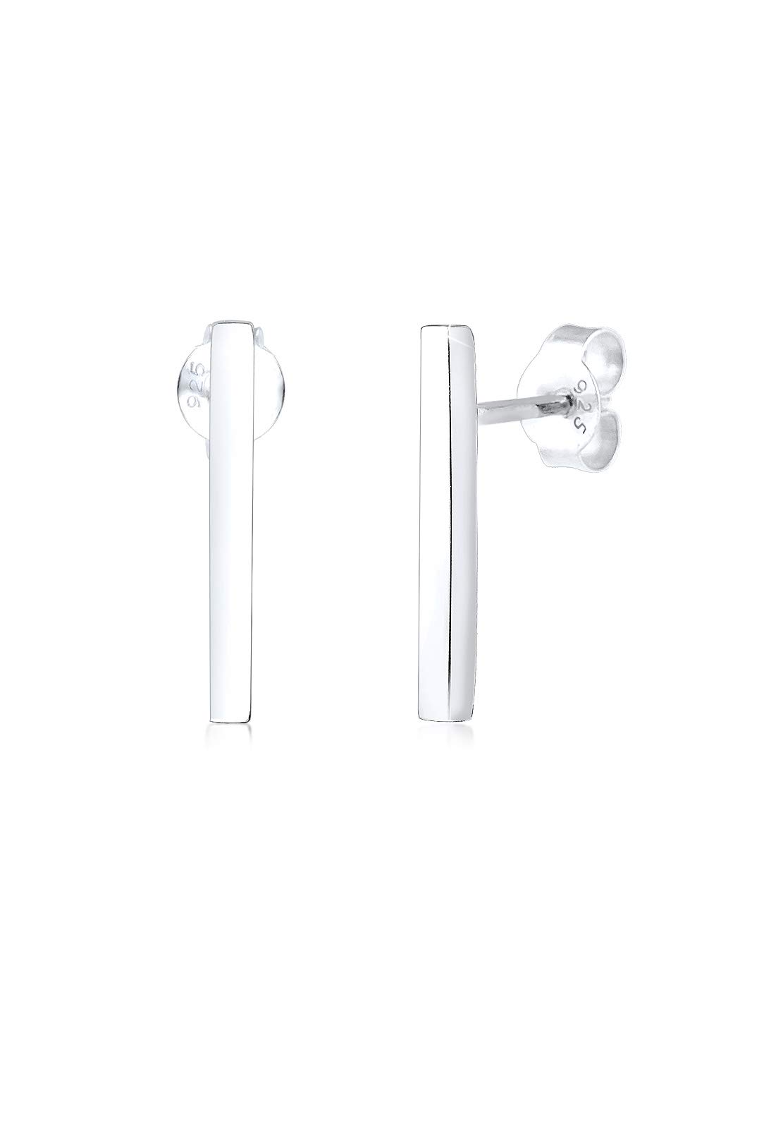 Elli Geo Minimal Women's Stud Earrings in 925 Sterling Silver