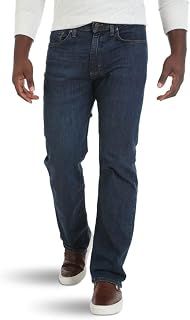 Wrangler Mens Comfort Flex Waist Relaxed Fit Jean