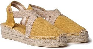 Toni Pons Verdi-V Women's Vegan Espadrille Wedge Made from Cotton Fabric