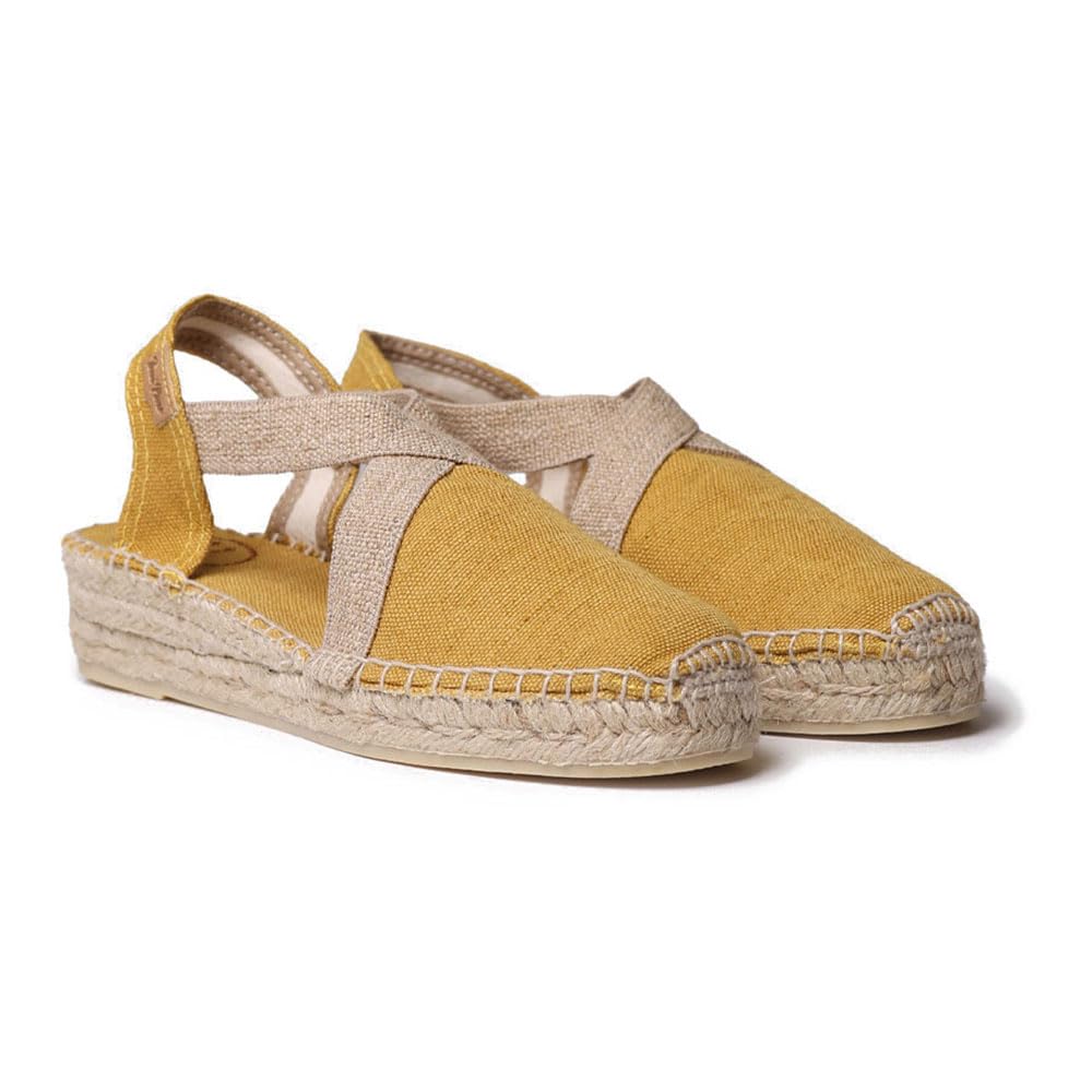 Toni Pons Verdi-V Women's Vegan Espadrille Wedge Made from Cotton Fabric