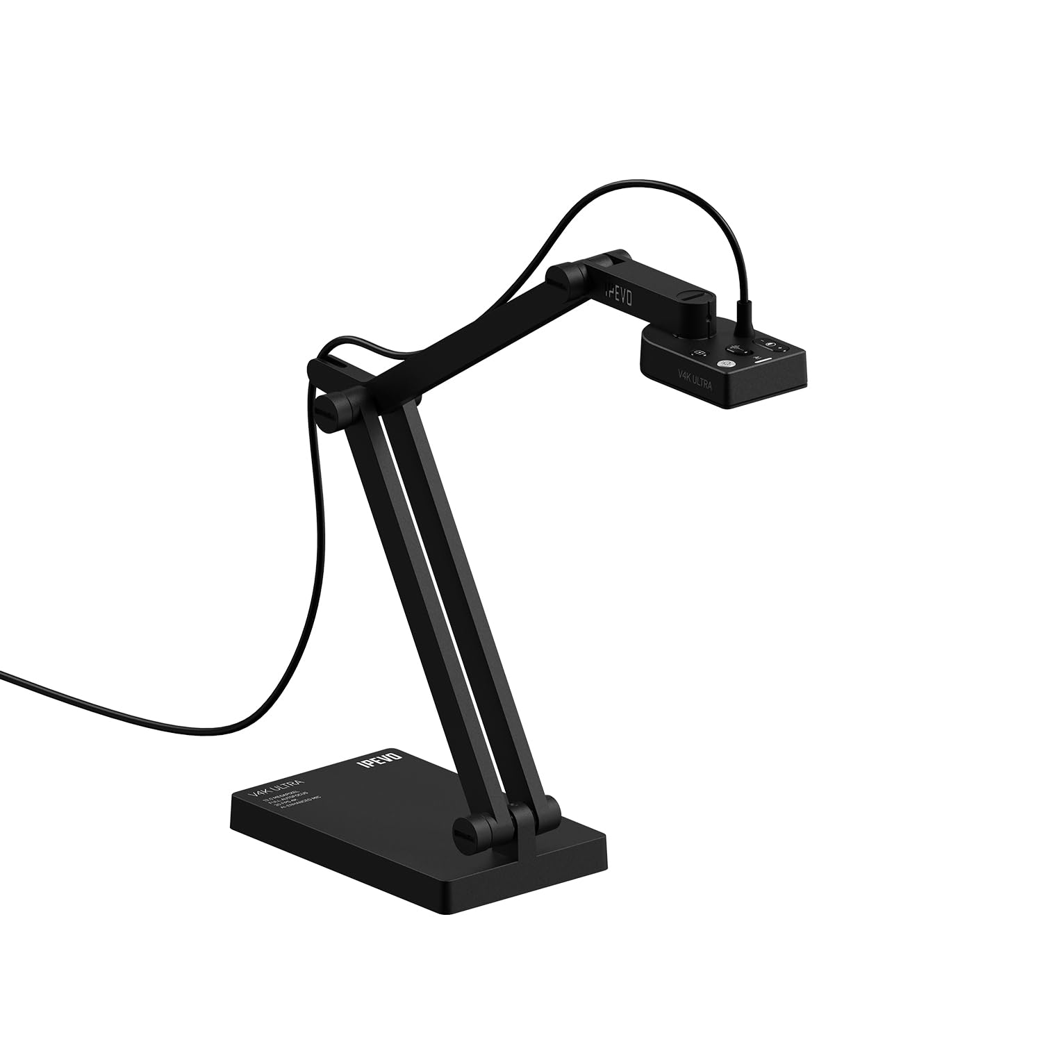 IPEVO V4K-13MP Ultra USB Document Camera, 4K Ultra HD Resolution, Auto-Focus, Hi