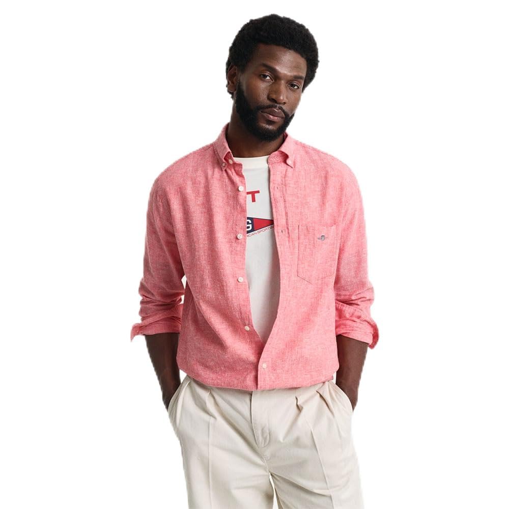 Gant Reg Cotton Linen Shirt Men's Shirt