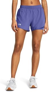 Under Armour Launch 7'' 2-in-1 Short - Shorts Men, (561) Starlight/Starlight/Reflective, 3XL