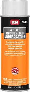SEM Rubberized Undercoating - 24oz Aerosol Can - White