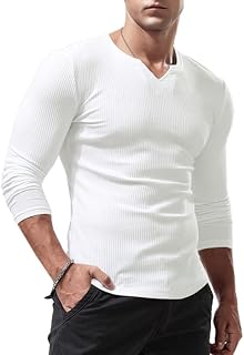 Lehmanlin Men's Slim Fit Athletic T-Shirt Polyester Casual Wear Soft Breathable Underwear